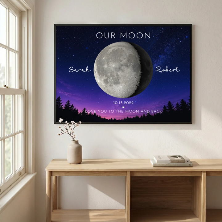 Personalized Poster "Our Moon"
