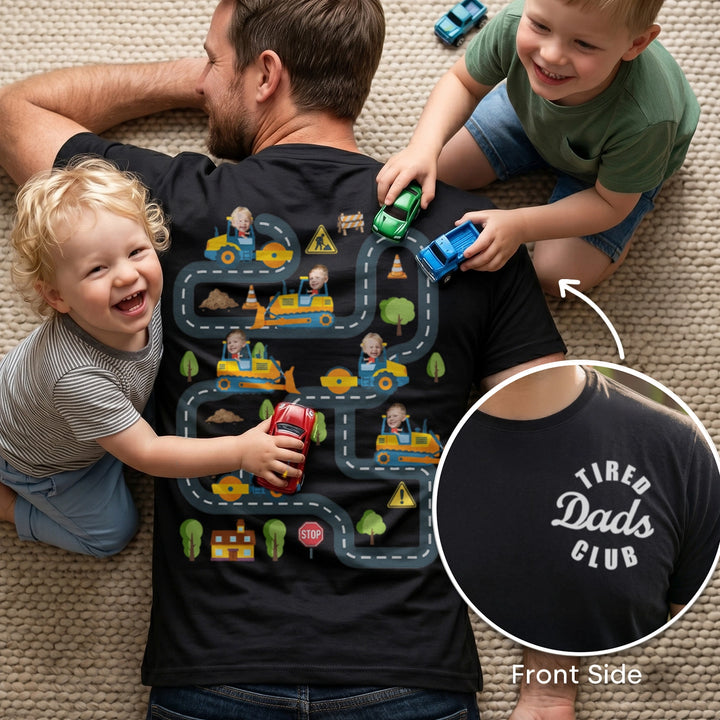 Personalized T-Shirt "Car Track"