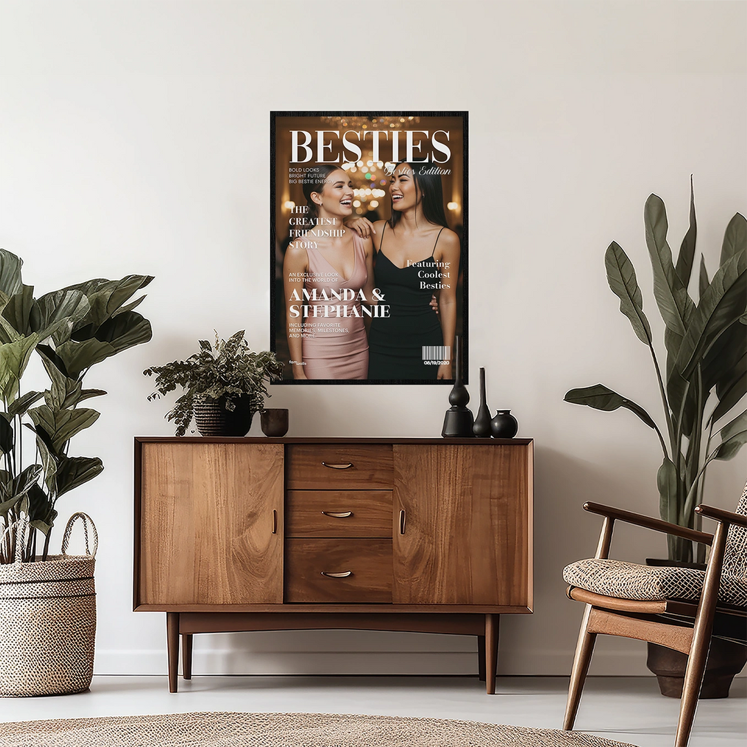Personalized Poster "Besties Magazine"