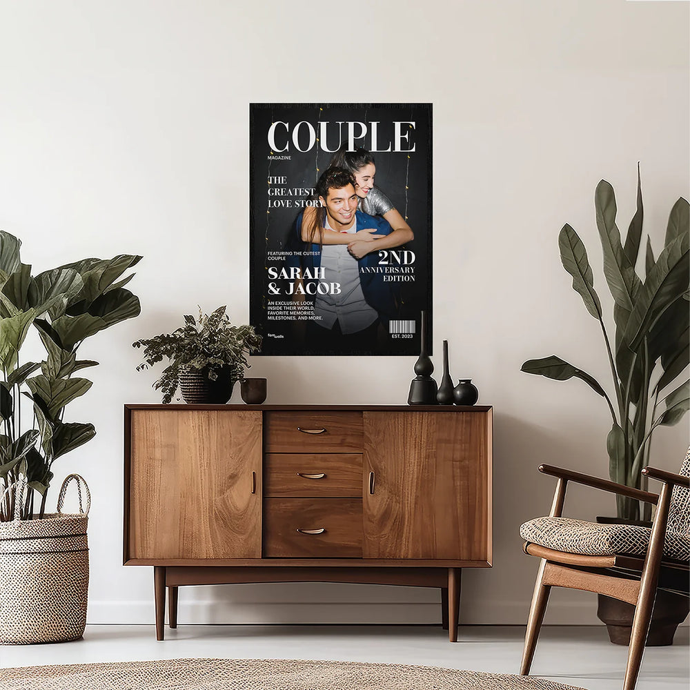 Personalized Poster "Couple Magazine"