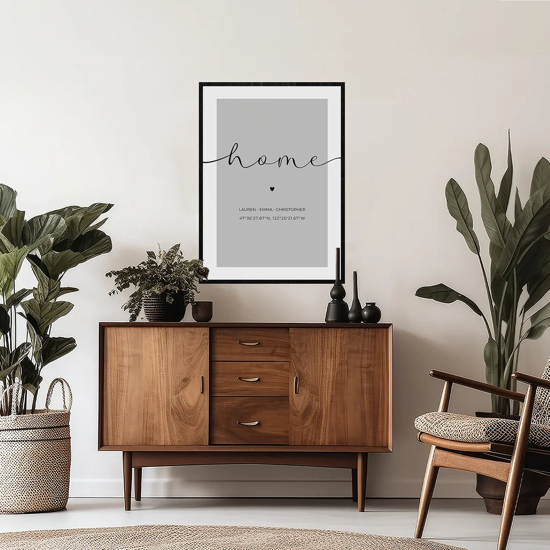 Personalized Poster "Your Home"