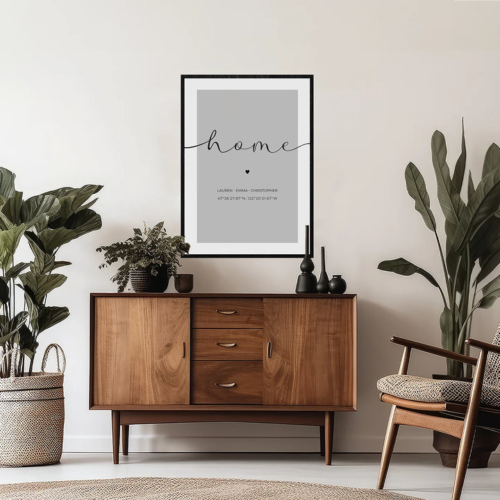 Personalized Poster "Your Home"