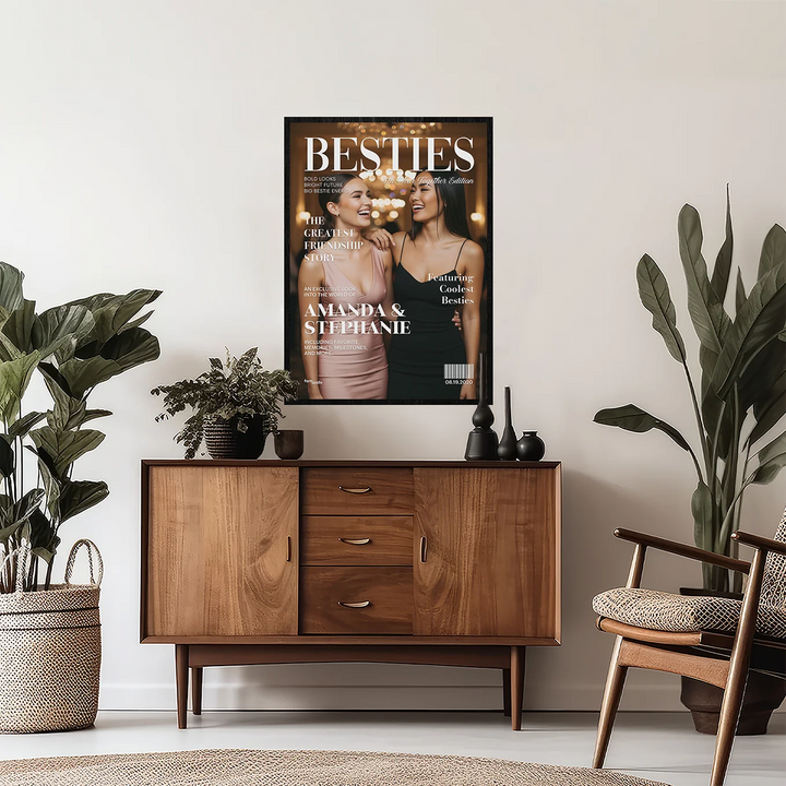 Personalized Poster "Besties Magazine"