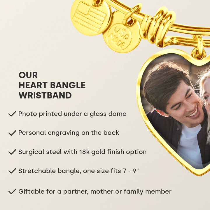 Personalized Bracelet "Photo Heart"