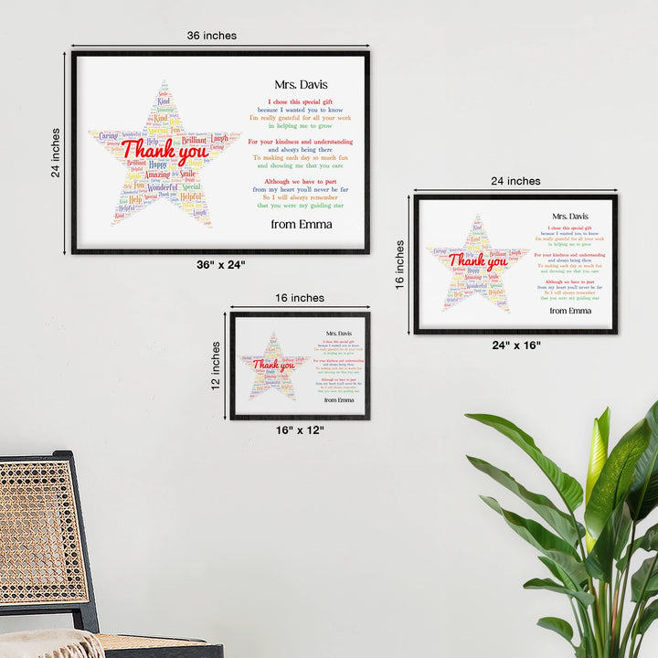 Personalized Poster "Teacher"