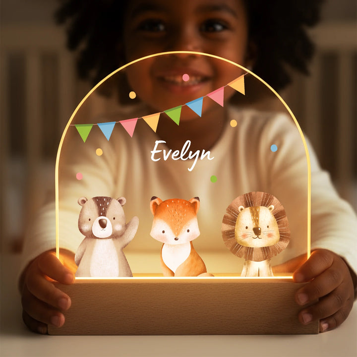Personalized Night Light "Confetti"
