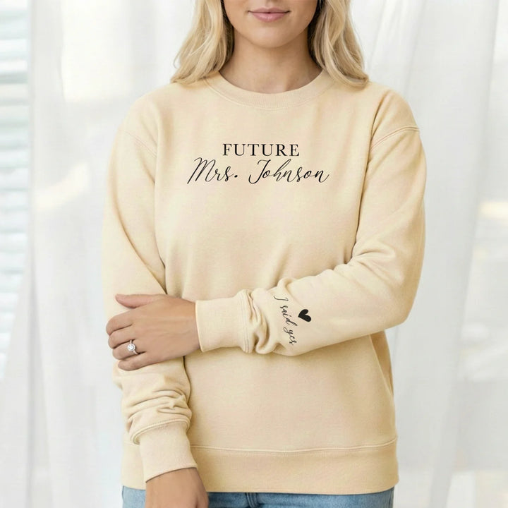 Personalized Sweater "Future Mrs"