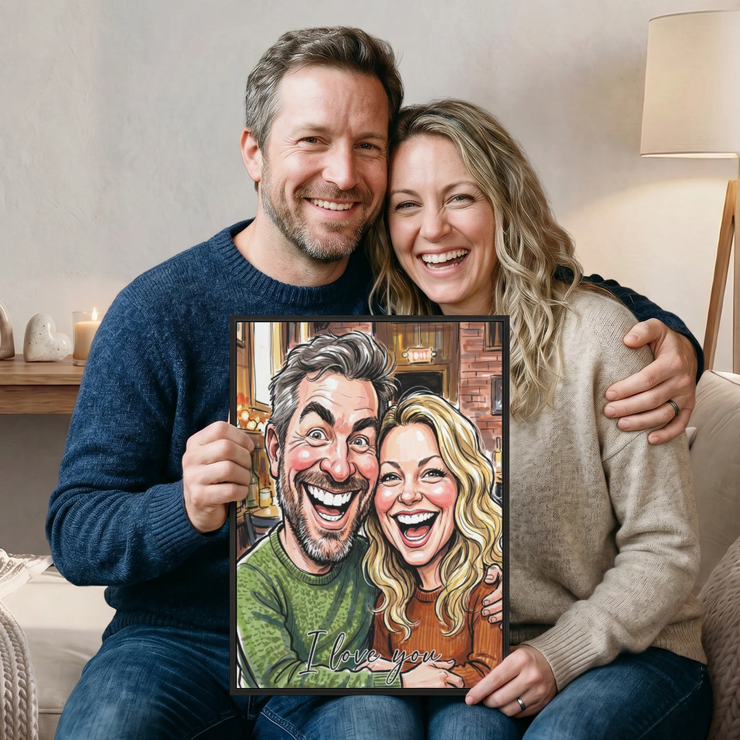 Personalized Poster "Couple Sketch"