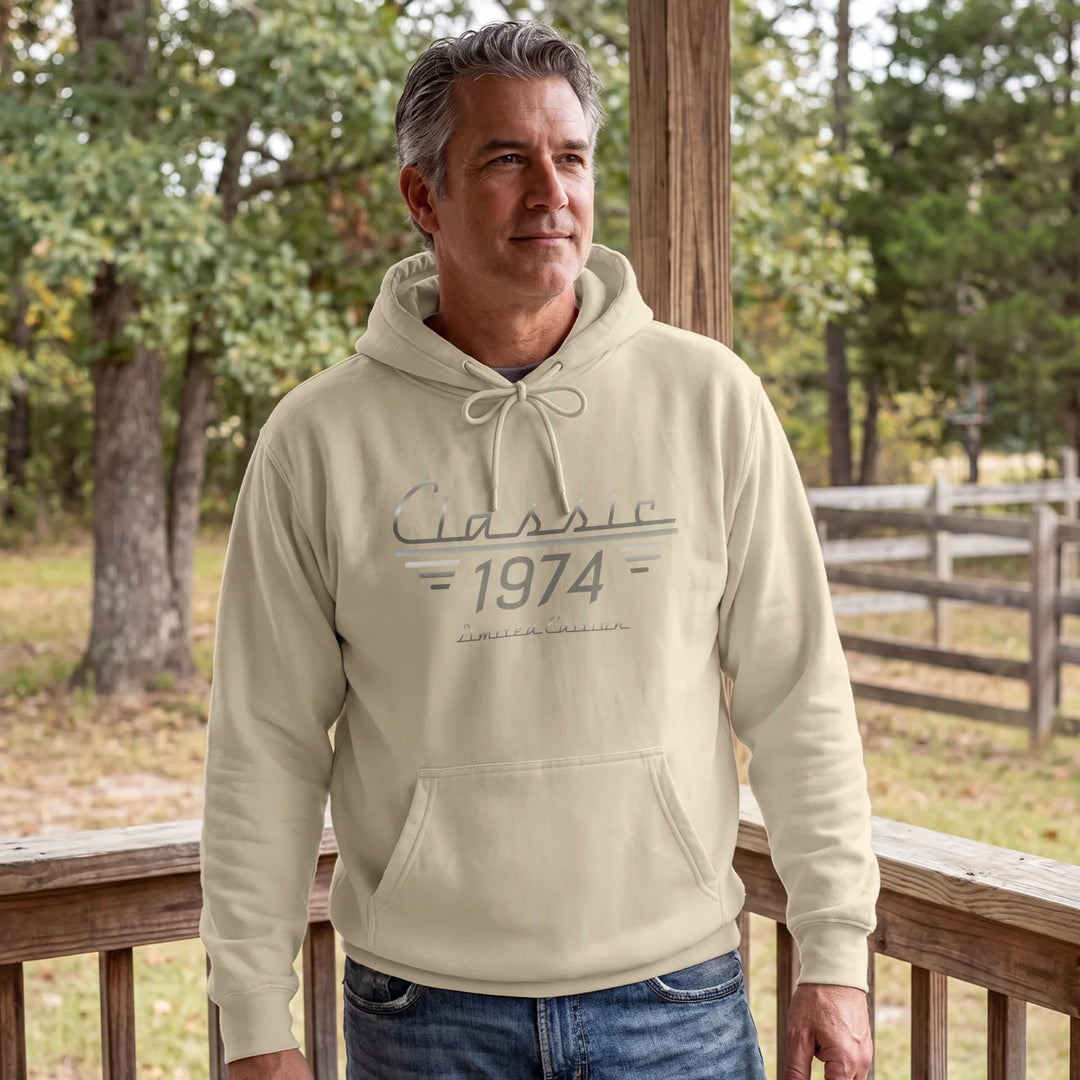 Personalized Hoodie "Retro Year of Birth"