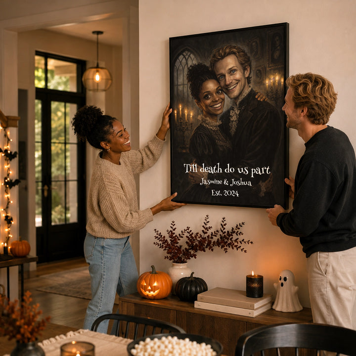 Personalized Poster "Spooky Couple"