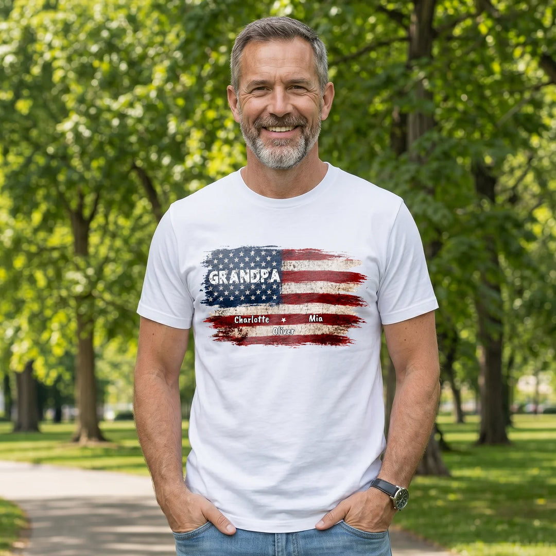 Personalized T-Shirt "American Flag"