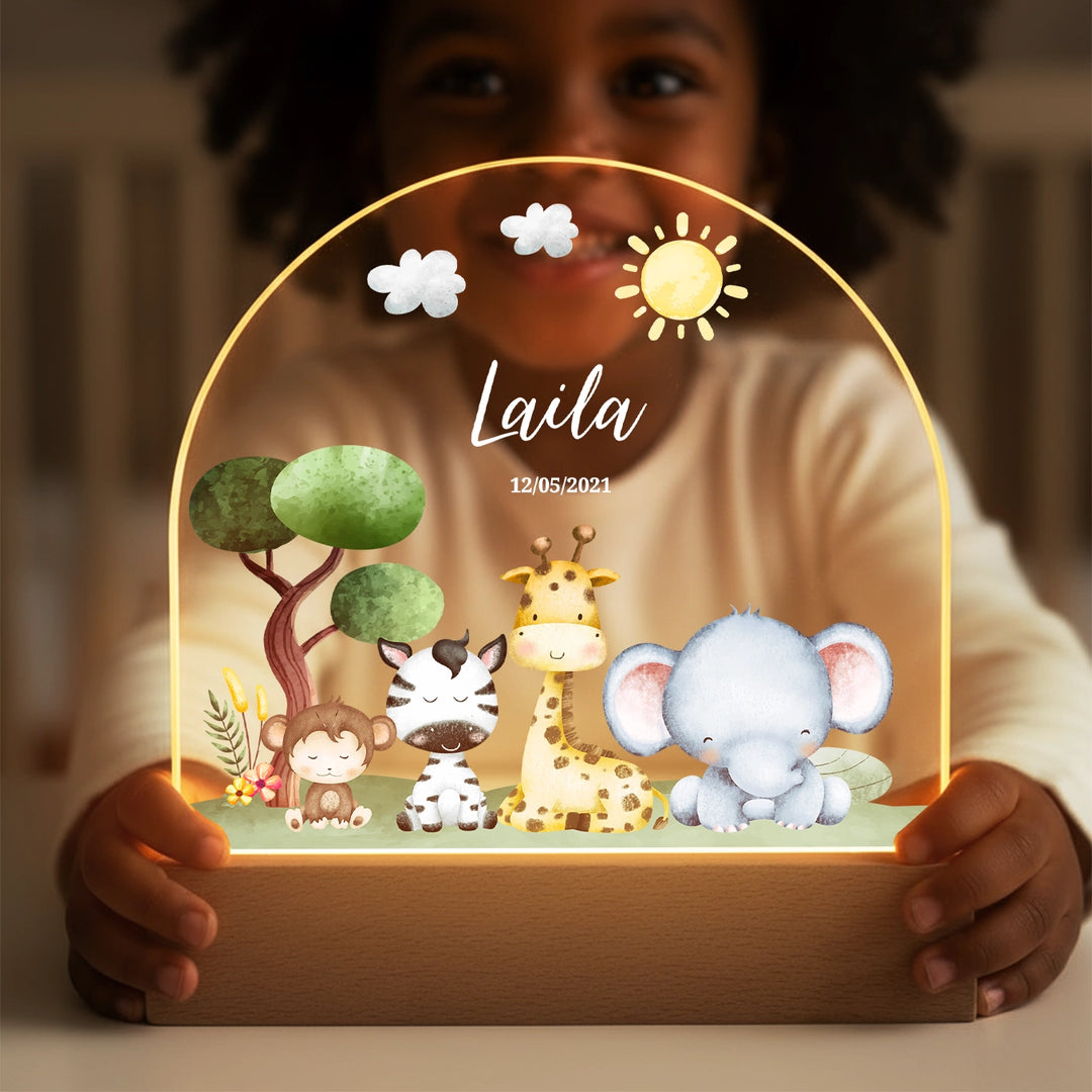 Personalized Nightlight "Safari"