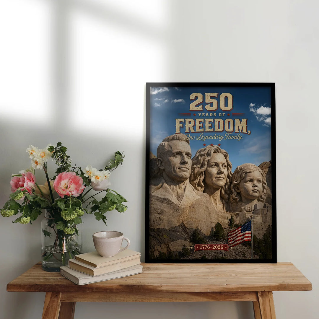 Personalized Poster "250 Years of Freedom"
