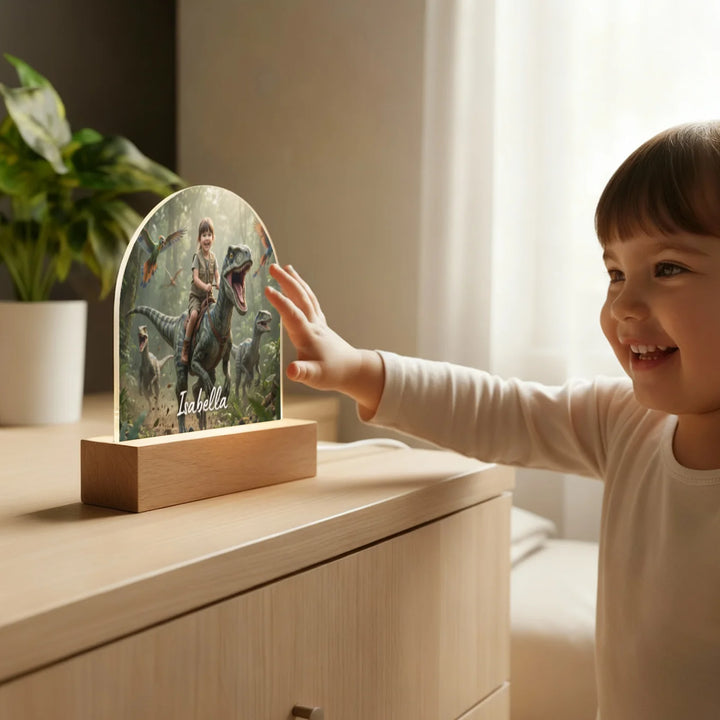 Personalized Night Light "Dino"