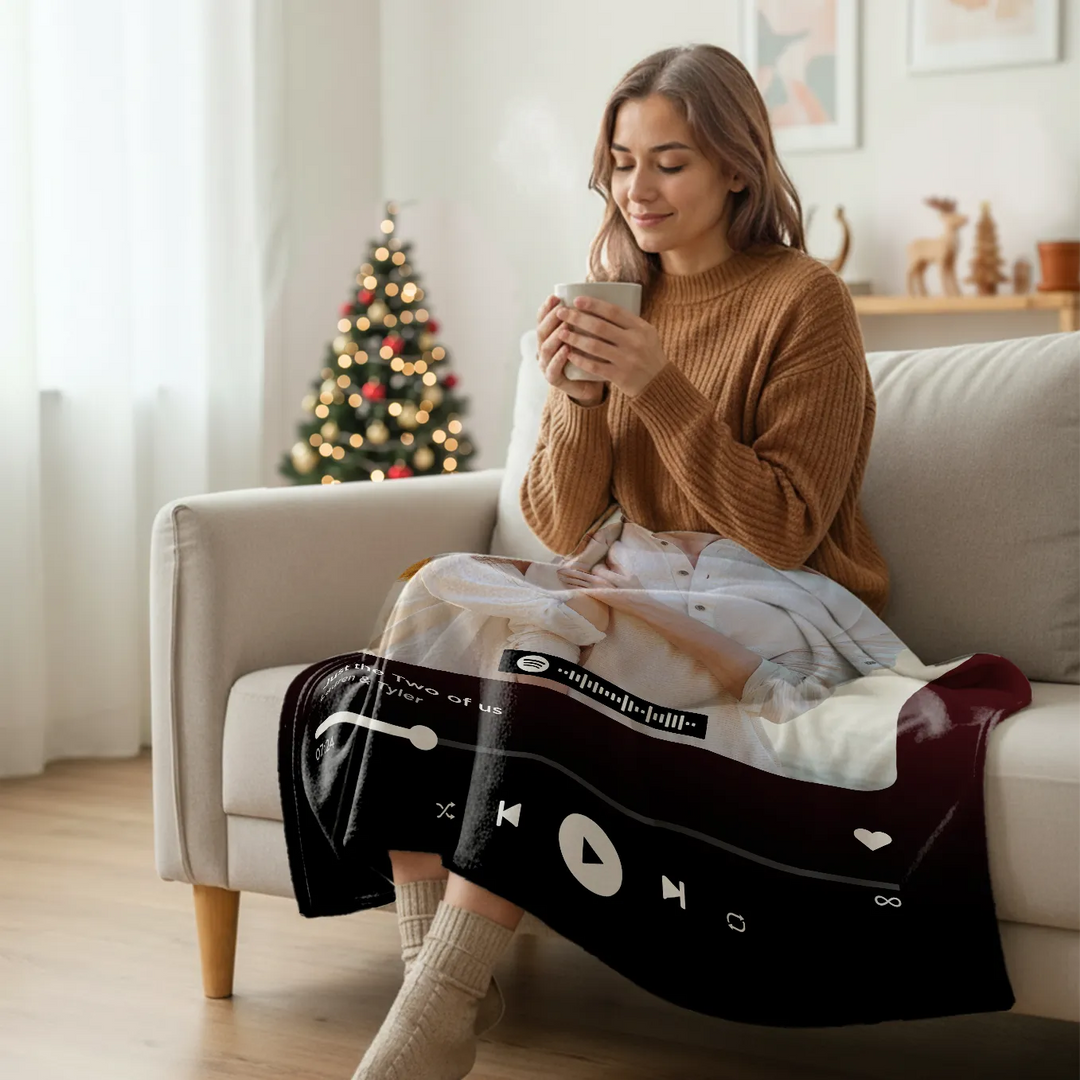 Personalized Blanket "Favorite Song" Cover