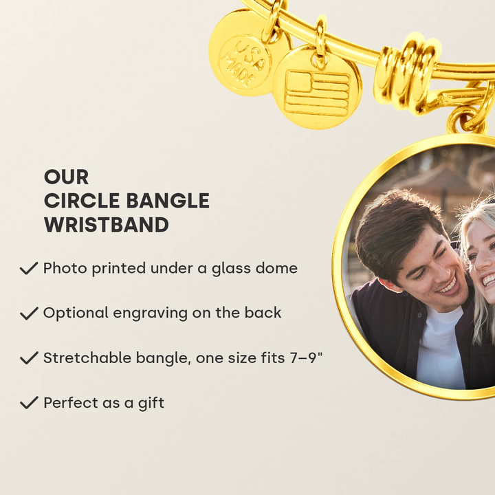 Personalized Bracelet "Photo Circle"