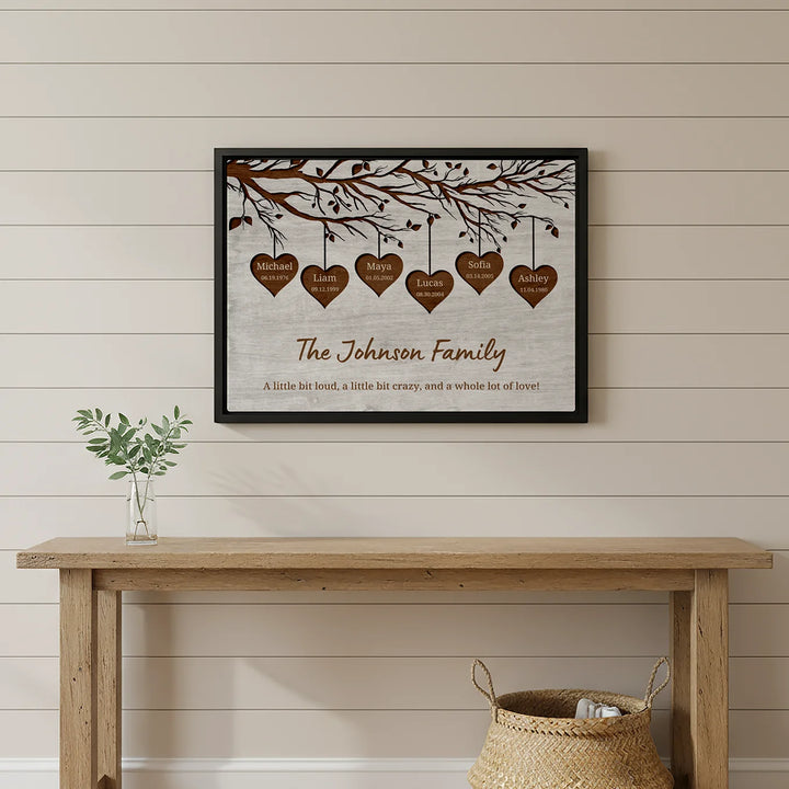 Personalized Canvas "Our Family"