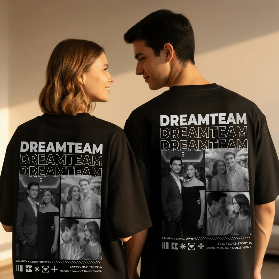 Personalized Oversized T-Shirt "Perfect Match"