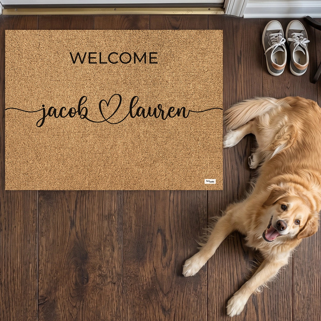 Personalized Doormat "Your Names"