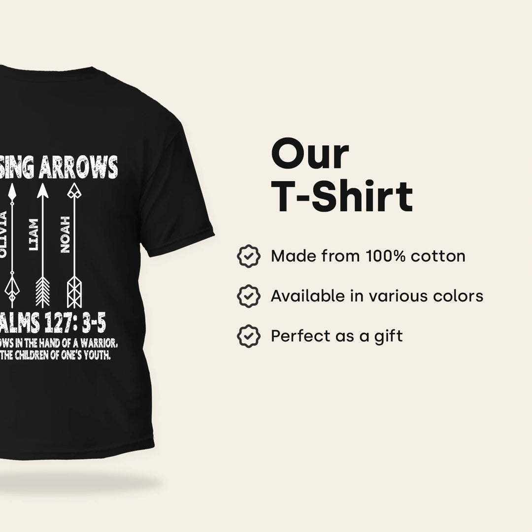 Personalized T‑Shirt "Raising Arrows"