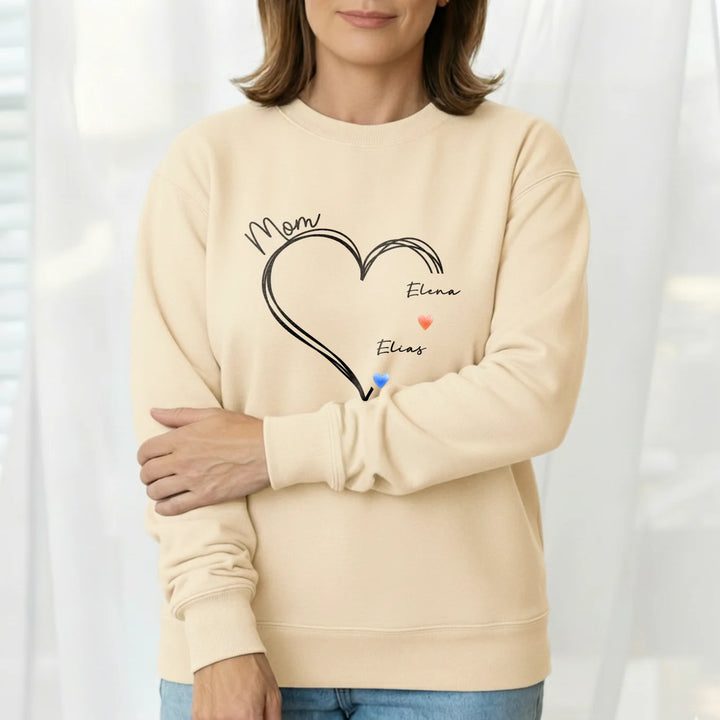 Personalized Sweater "Little Hearts"