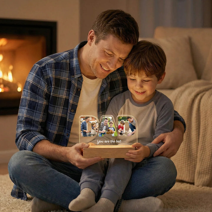 Personalized Acrylic Light "DAD"