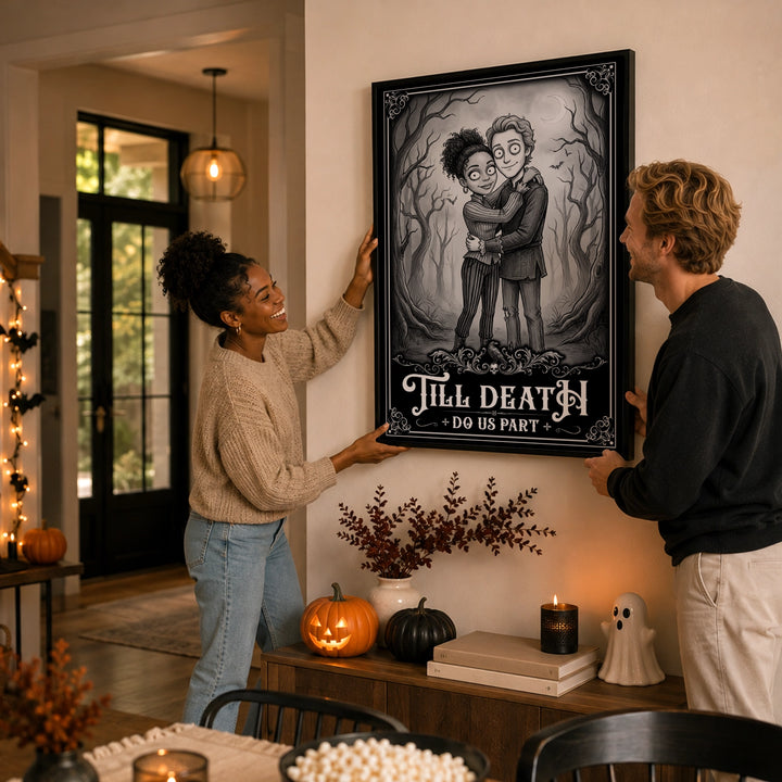 Personalized Poster "Halloween Couple"