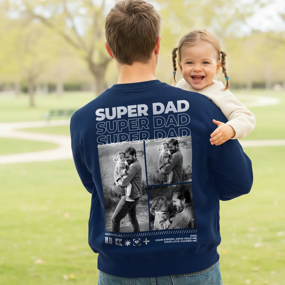 Personalized Sweater "Dad" with Photos