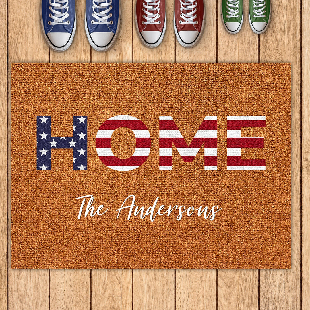 Personalized Doormat “HOME”