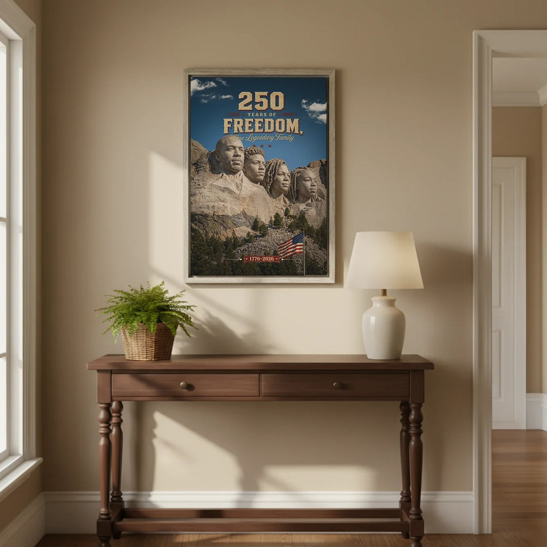 Personalized Canvas "250 Years Freedom"