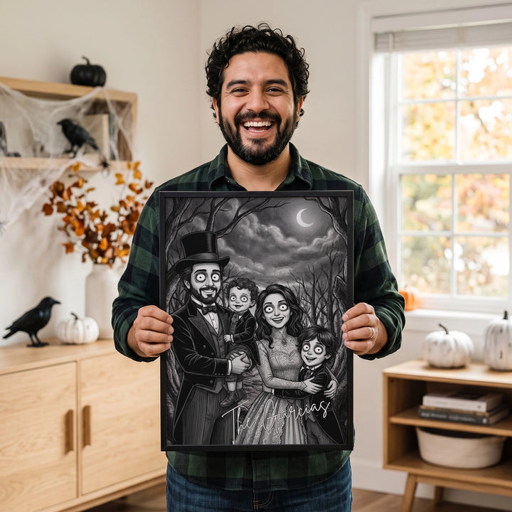 Personalized Poster "Family Gothic"