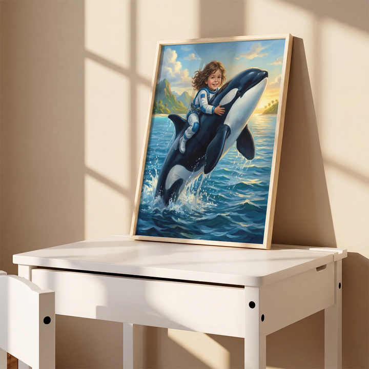 Personalized Kids Poster "Orca"
