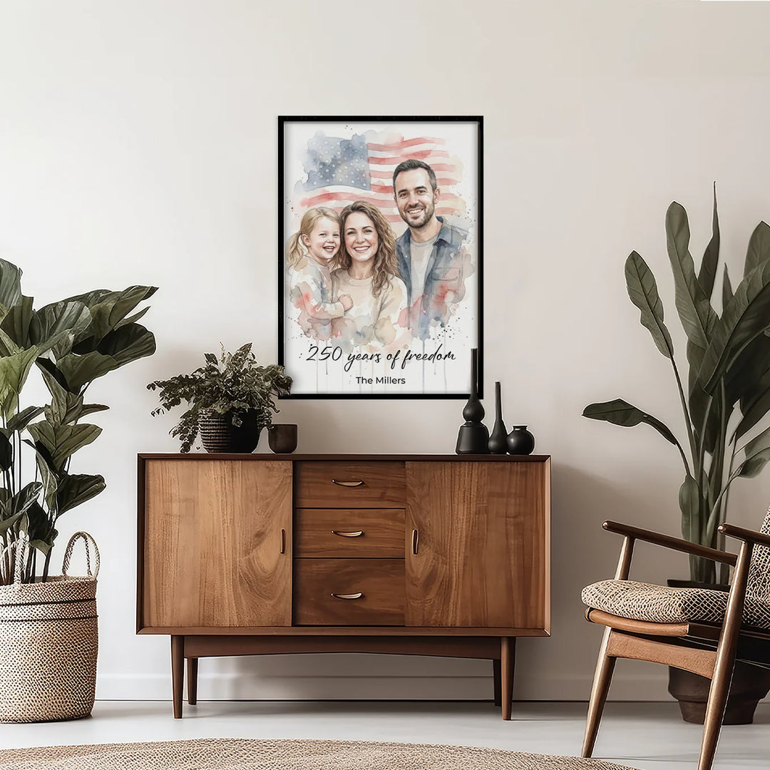 Personalized Poster "Family 250 Years"