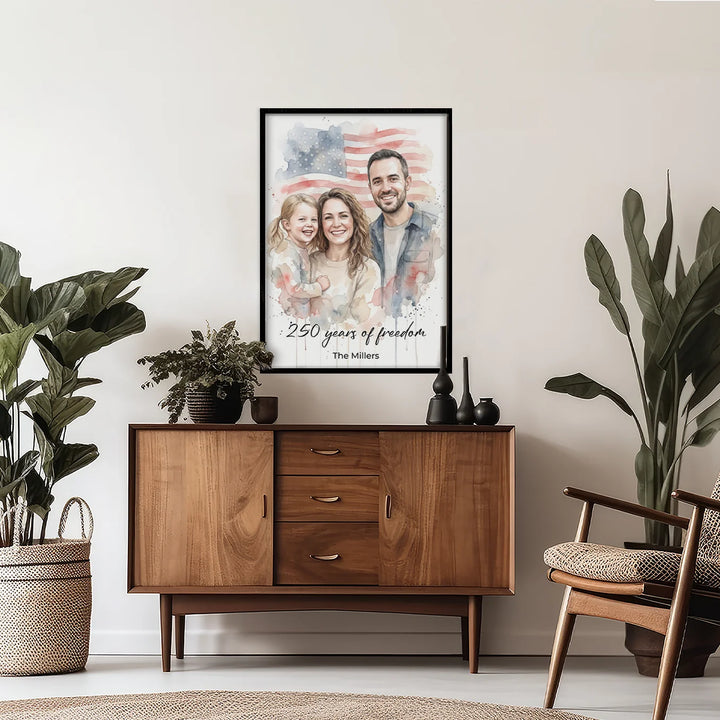 Personalized Poster "Family 250 Years"