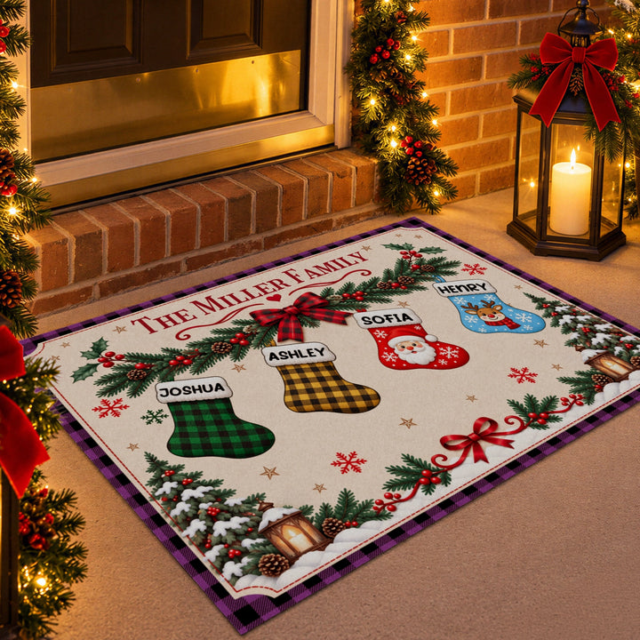 Personalized Doormat "Christmas Together"