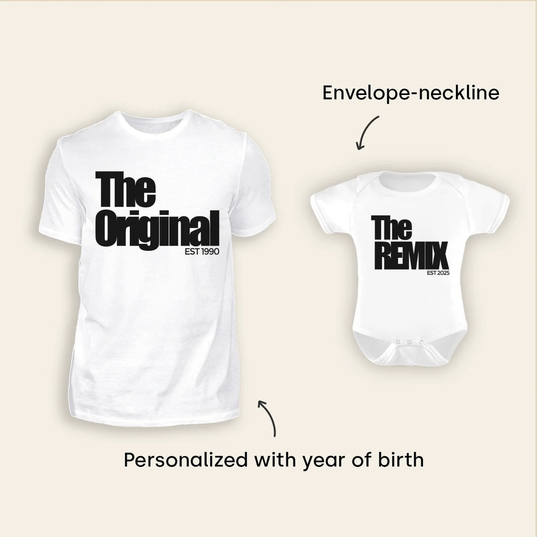 Personalized Partnerlook "The Original & The Remix"