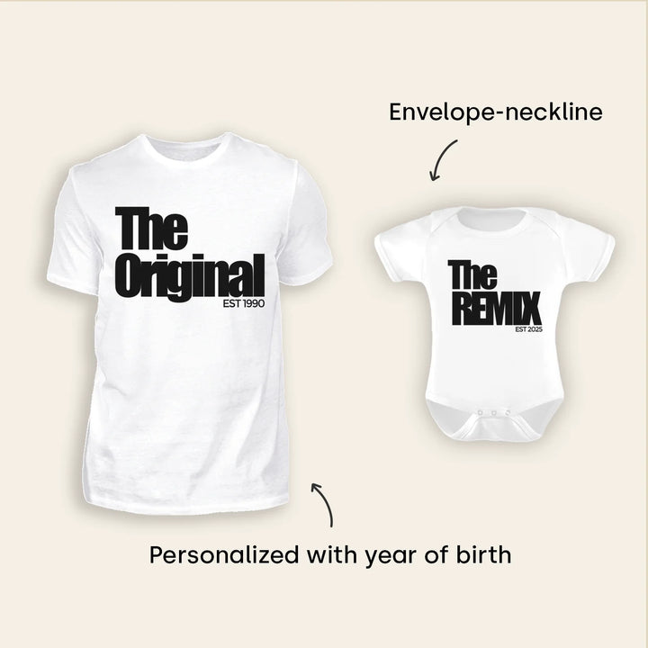 Personalized Partnerlook "The Original & The Remix"