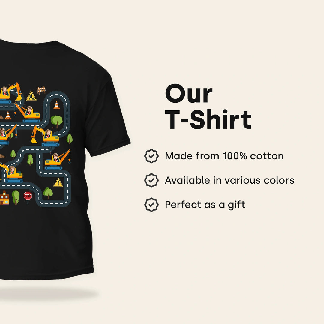 Personalized T-Shirt "Car Track"