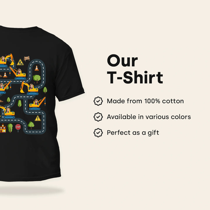 Personalized T-Shirt "Car Track"