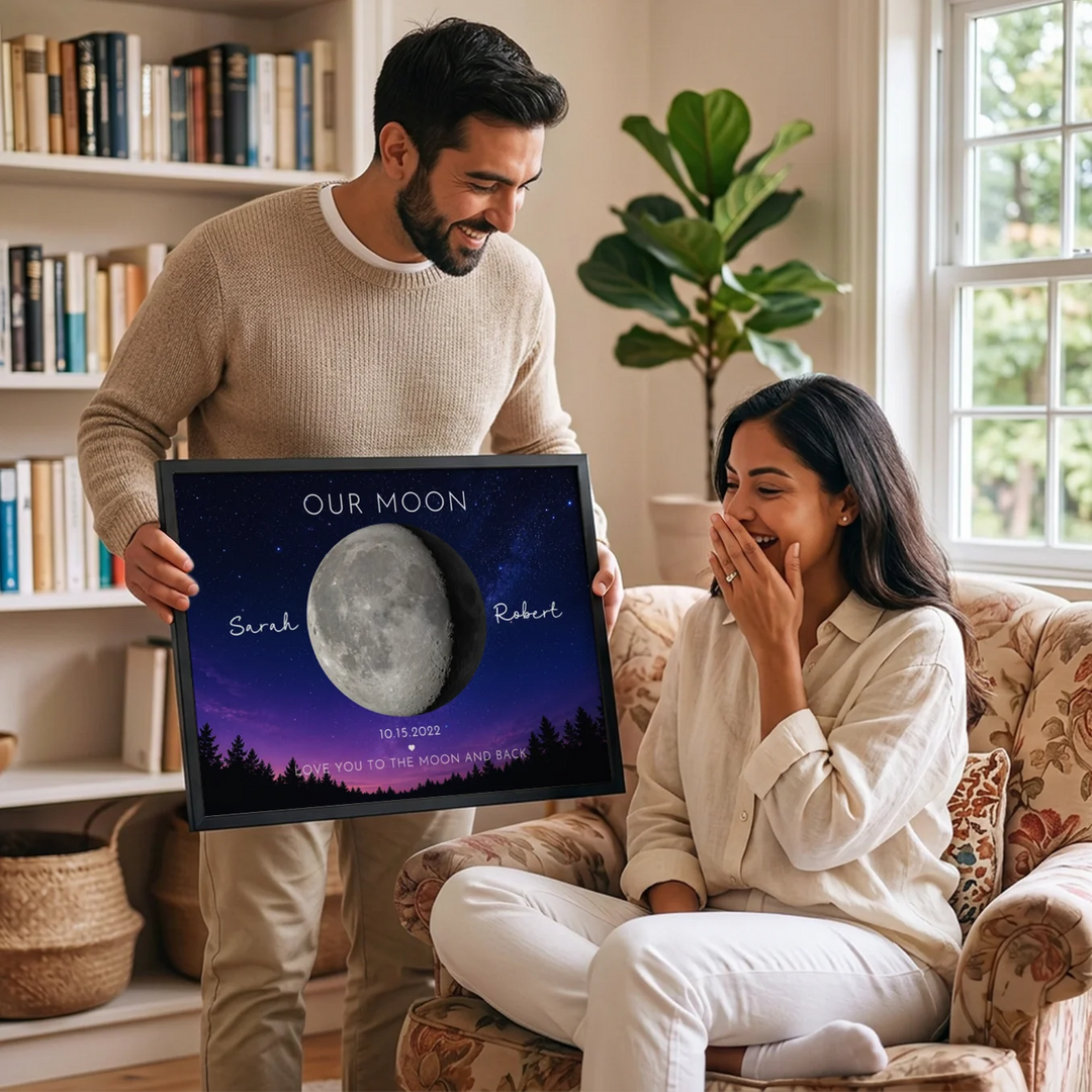 Personalized Poster "Our Moon"