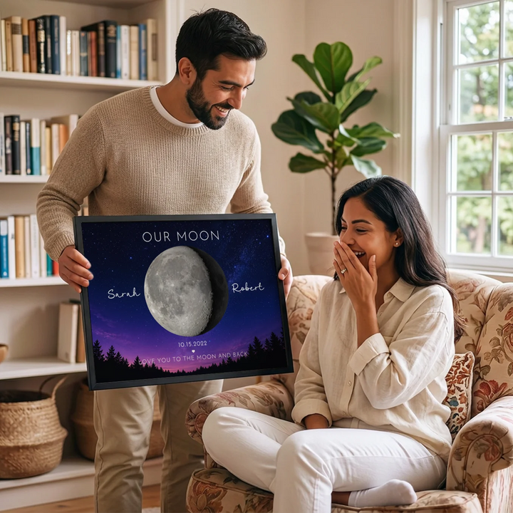Personalized Poster "Our Moon"