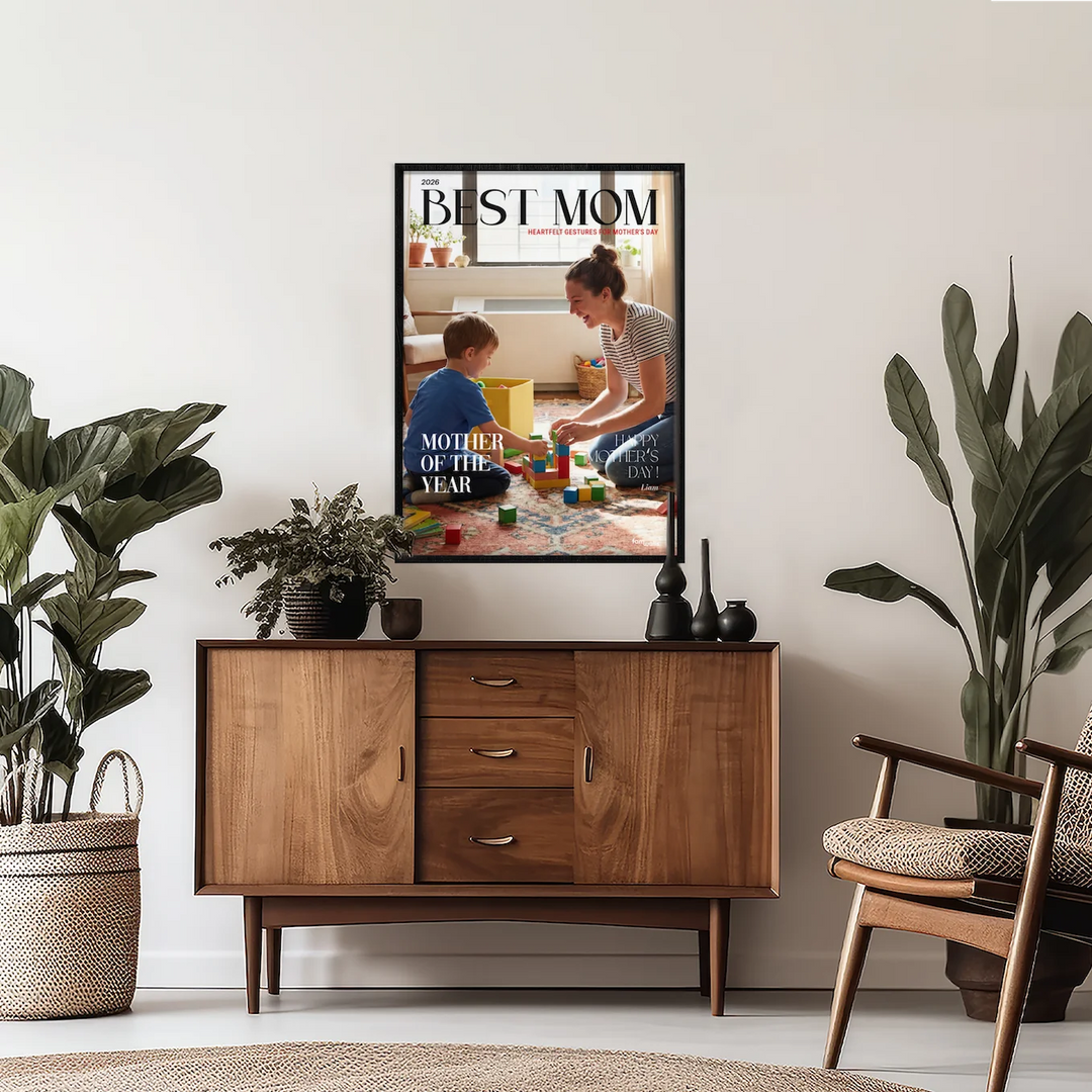 Personalized Poster Magazine "Best Mom"