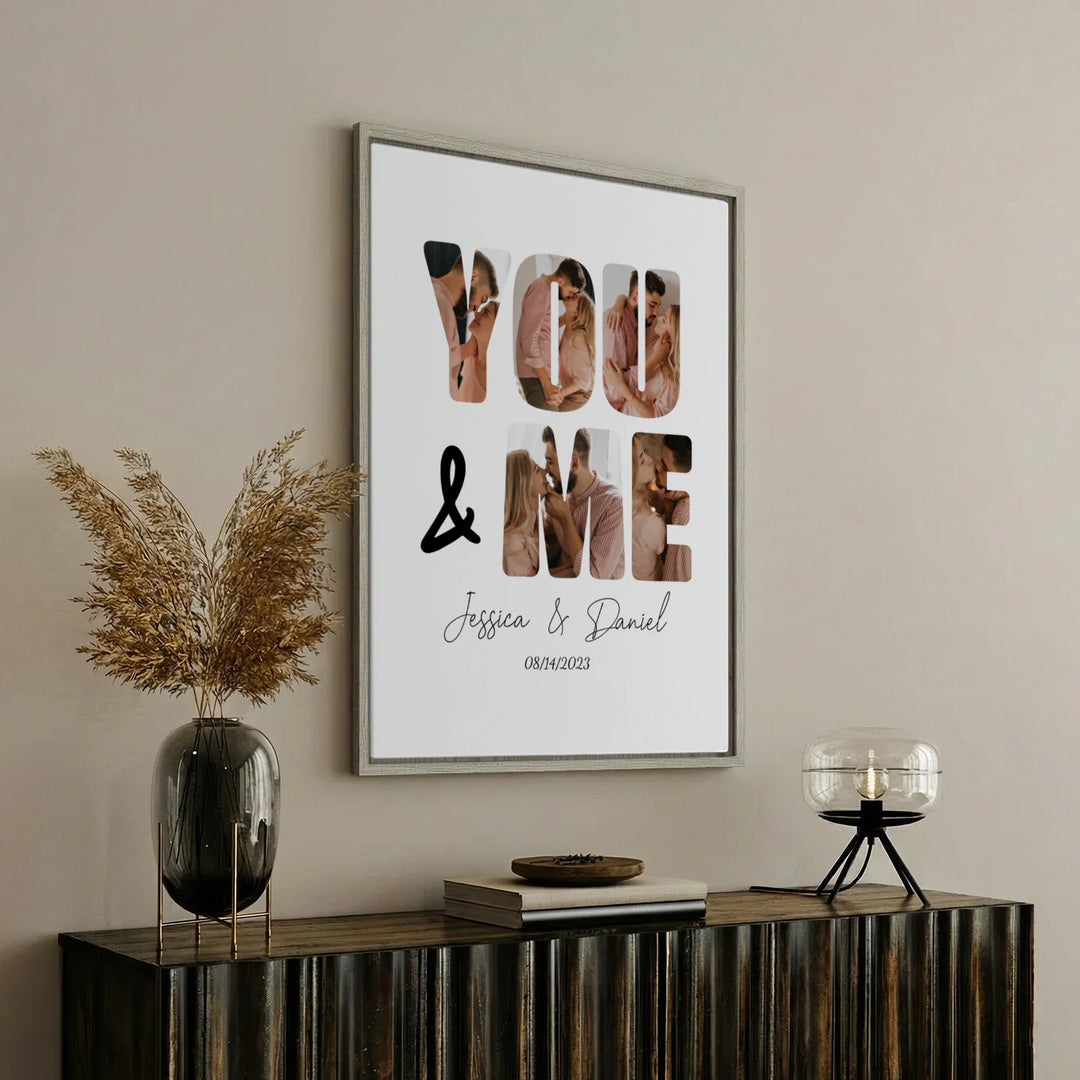 Personalized Canvas "You & Me"