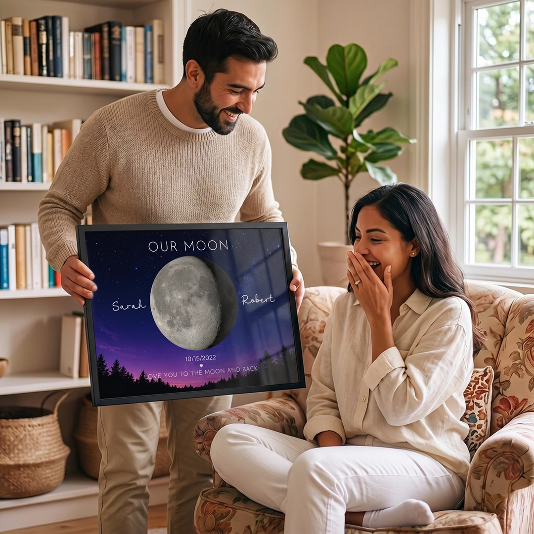 Personalized Poster "Our Moon"