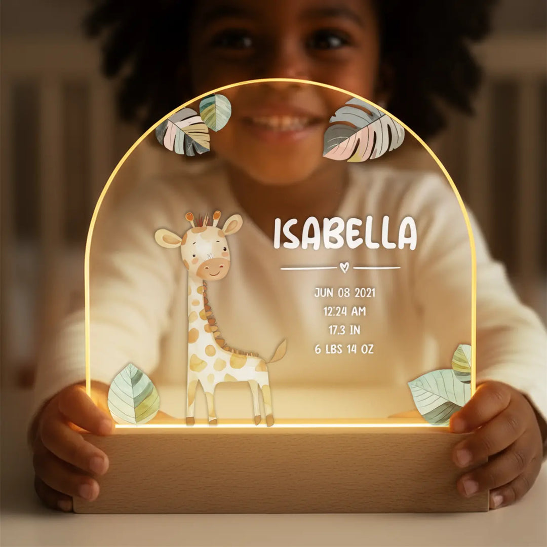 Personalized Night Light "Favorite Animal"