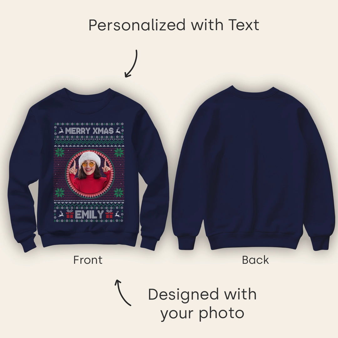 Personalized Christmas Sweater "Your Photo"