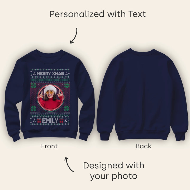 Personalized Christmas Sweater "Your Photo"