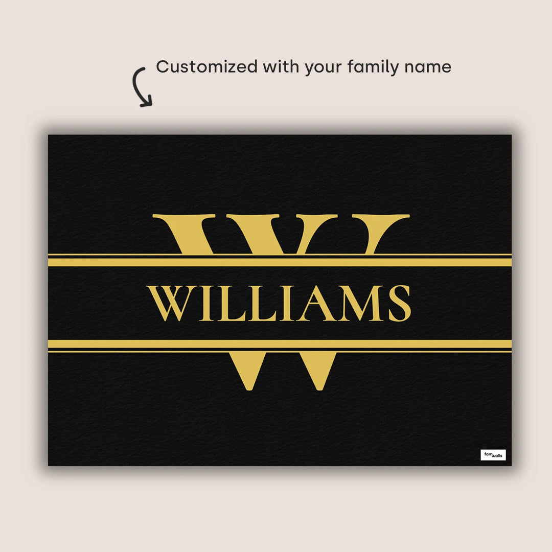 Personalized Doormat "Initial"