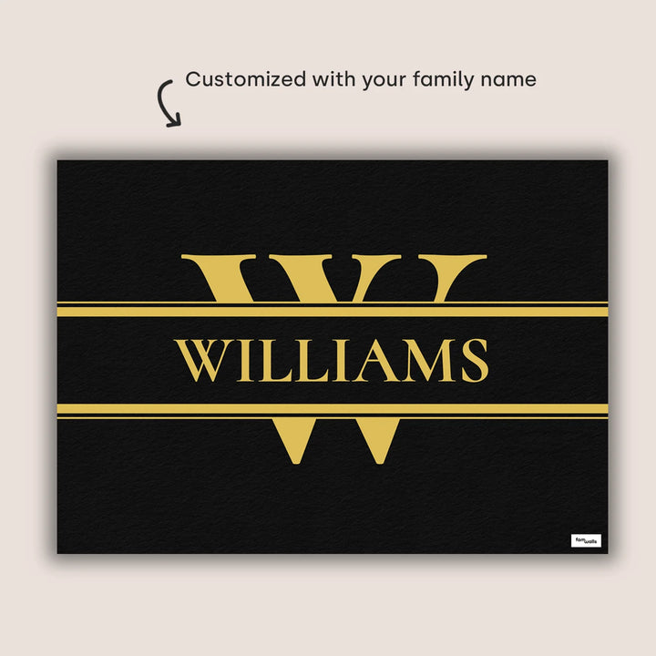 Personalized Doormat "Initial"