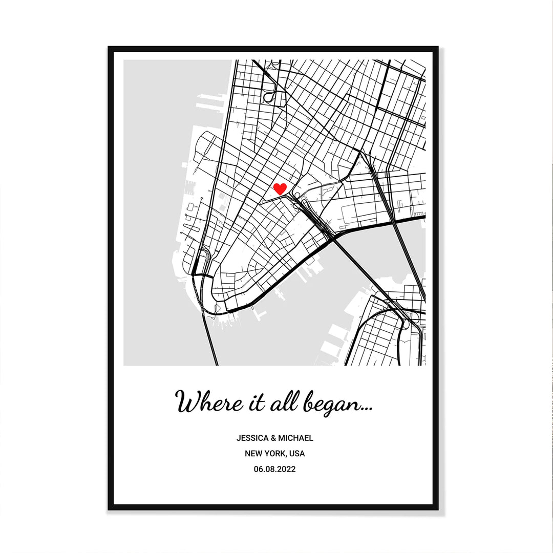 Personalized Poster "Where It All Began"